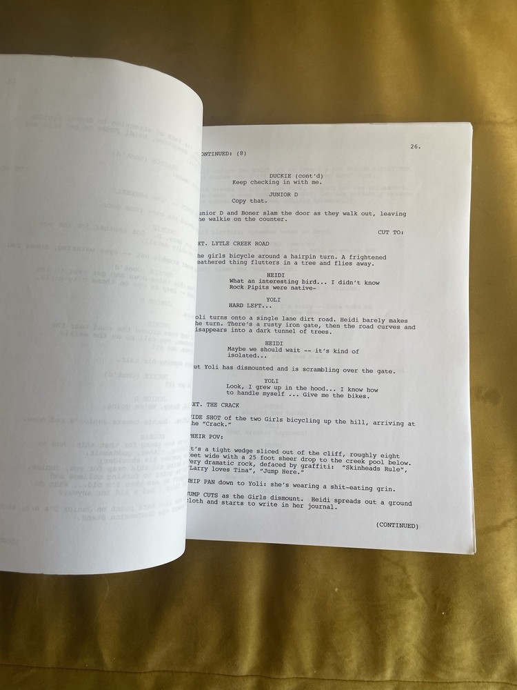 Bulldog Dance Catherine Hardwicke Early Unproduced Screenplay Script + Notes