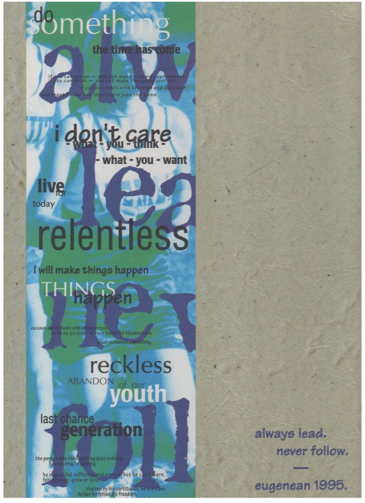 1995 "Eugenean" - South Eugene High School Yearbook - Eugene, Oregon