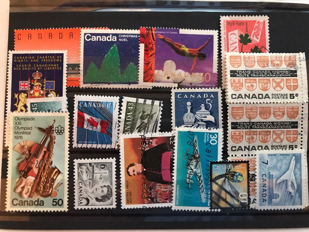 Canada 19 stamps used very fine