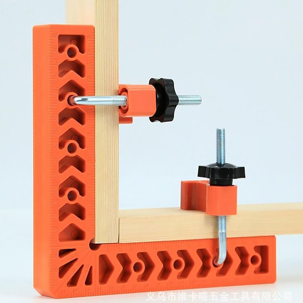 90 Degree Corner Clamp Set - Positioning Squares for Right Angle Projects