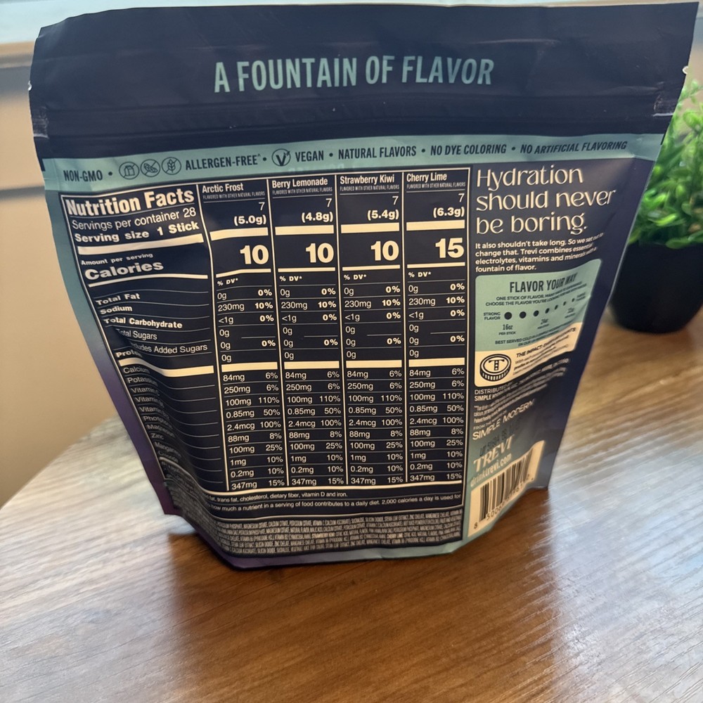 Trevi Enhanced Hydration Variety Pack 28 Count, Sealed