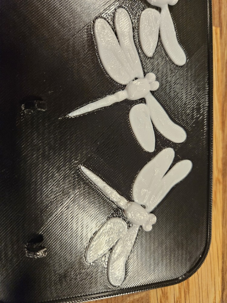 Wall Mount Key Holder With Dragonflies