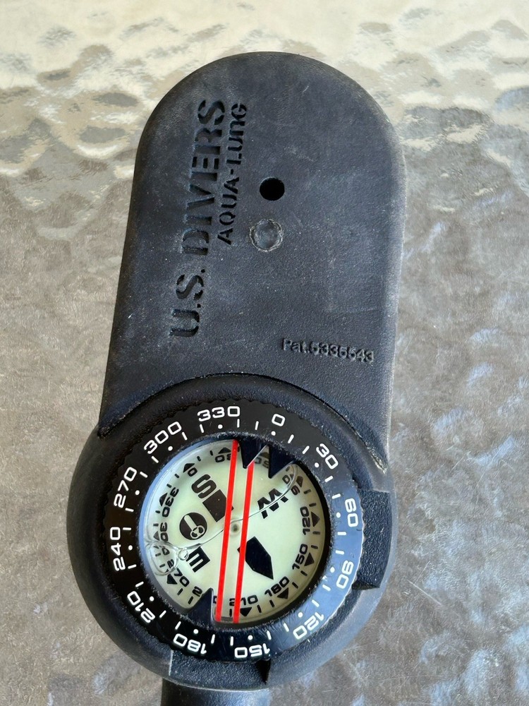 U.S. DIVERS Aqua Lung Matrix Pivot Gauge Console SCUBA DIVING COMPUTER *Working*