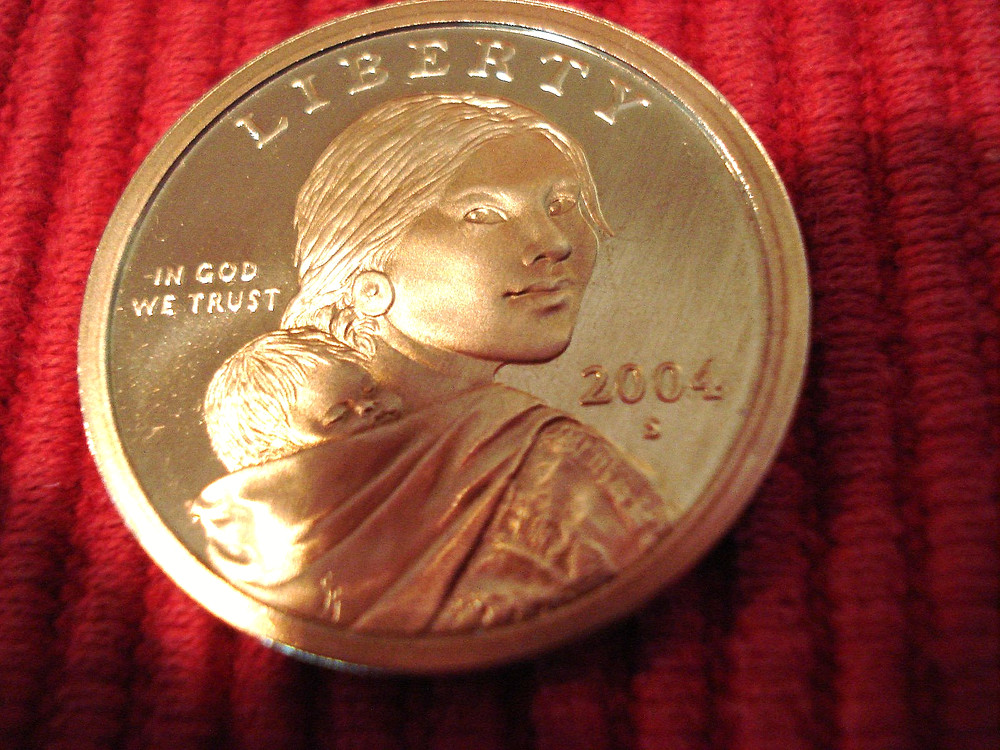 2004 S Sacagawea Native American Gem Proof Dollar