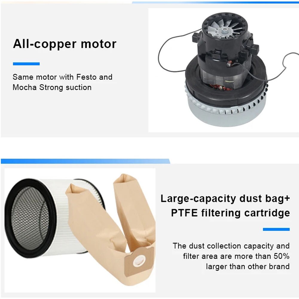 Dust Extraction System Electric Dust-free Dry Mill Machine For Car Sanding Work