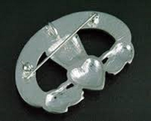 Pewter Celtic Claddagh Pin/Pendant