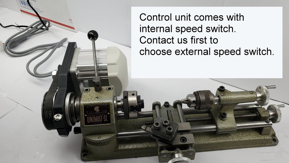 Emco Unimat Lathe 550W Variable Speed Spindle Motor Upgrade with reverse