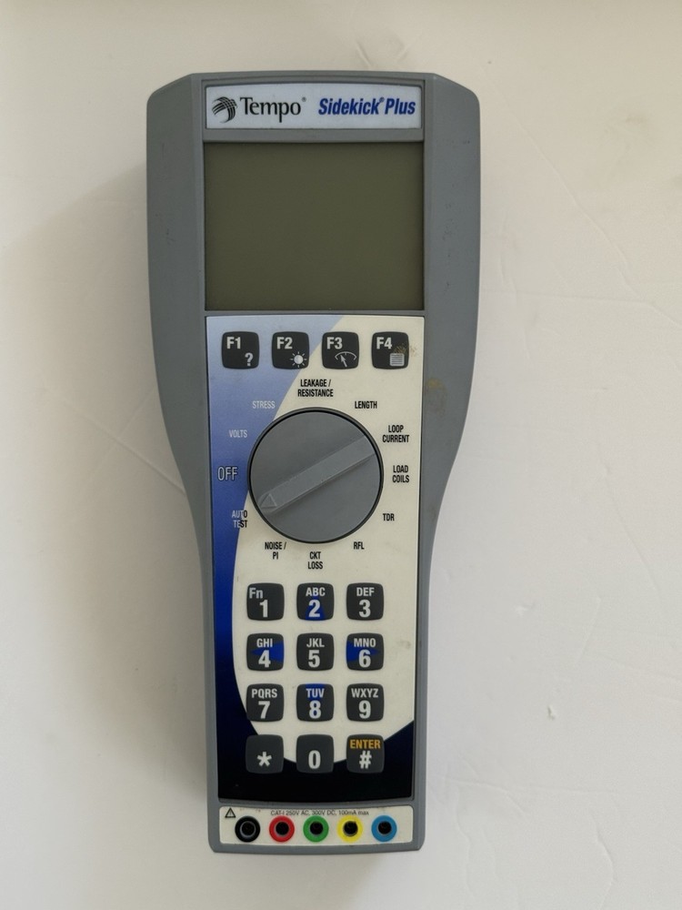 Tempo Sidekick Plus Advanced Cable Maintenance Test Set 1155-5002