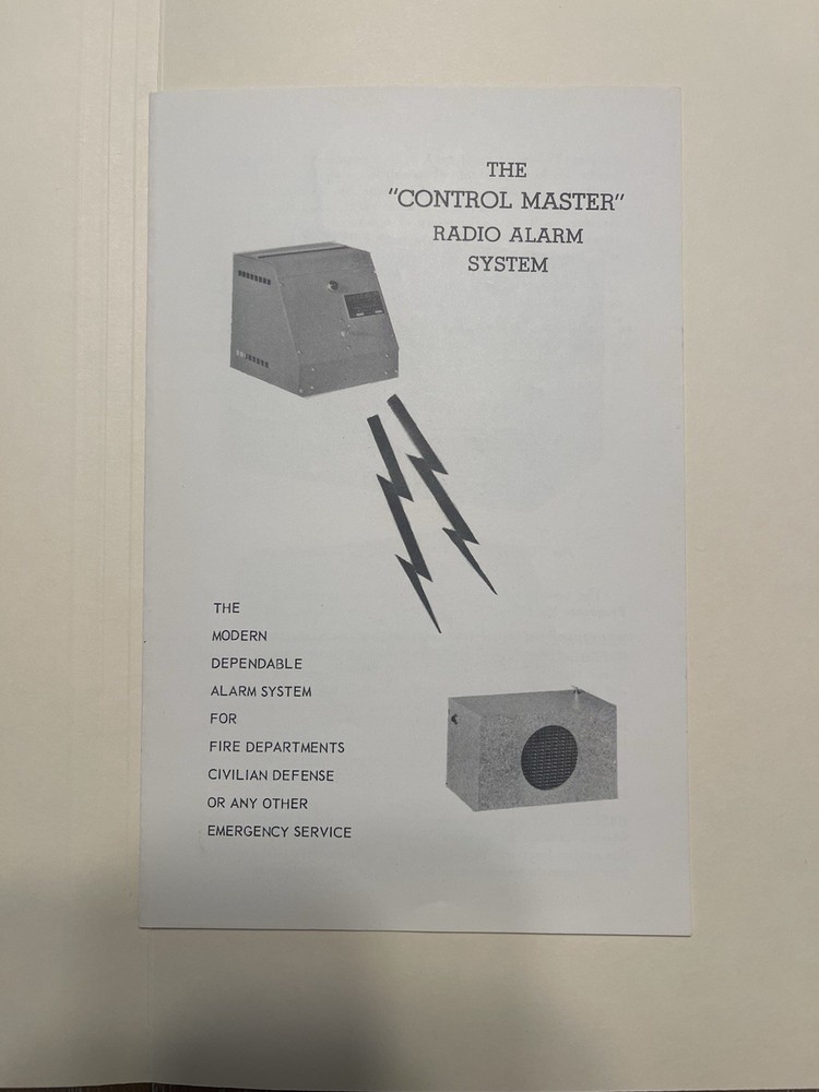Control Master - Radio Alarm System Brochure