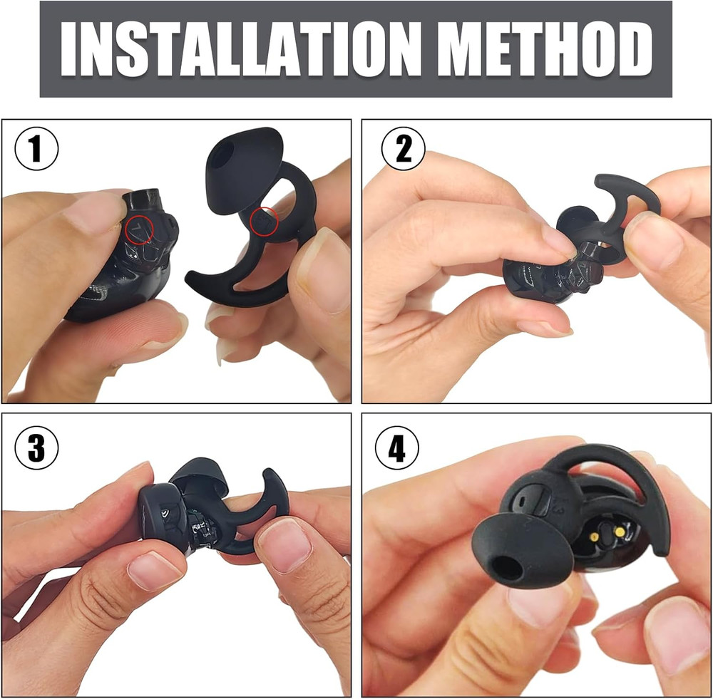 Earbud Replacement Tips Silicone Earbud Tips Ear Bud Covers Compatible with Bose