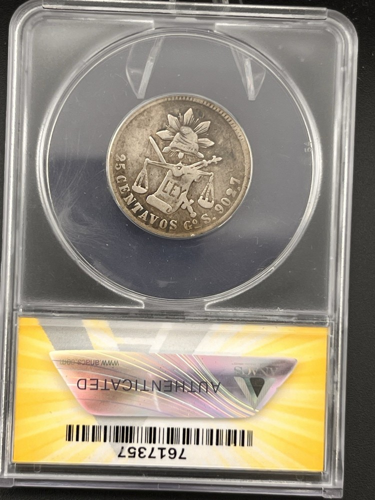 1880-Go,S .25 Centavos VG8 Mexico