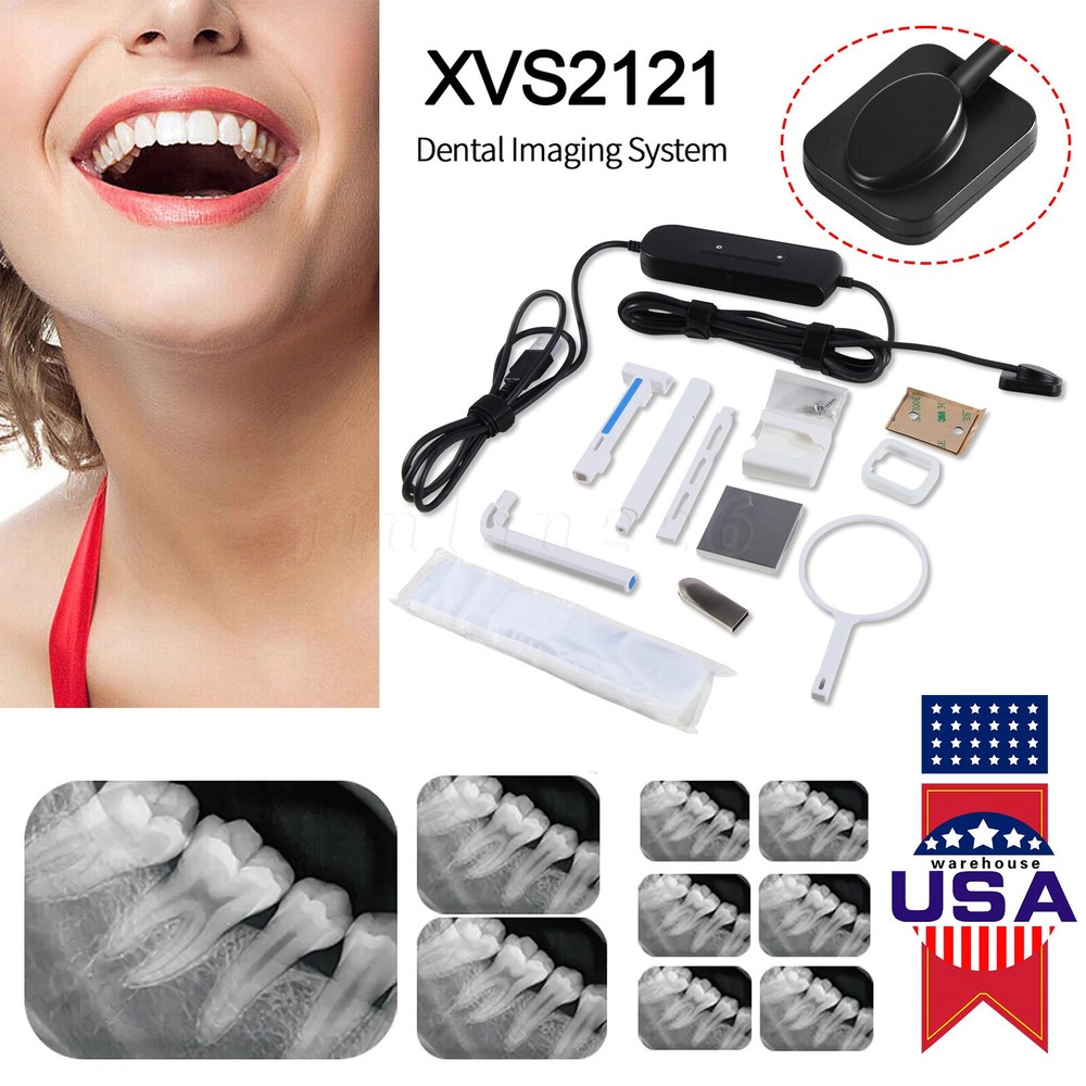 USA Dental X ray machine&remote Controller w/Scatter shield/Sensor size 1/.5/2.0