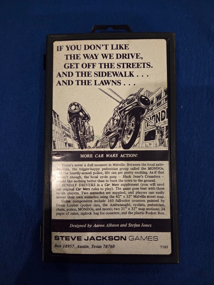 Sunday Drivers - Steve Jackson Games (Complete)
