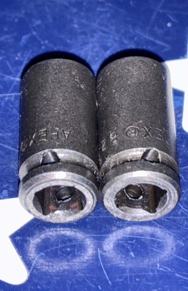 (2) Apex 1/4” Hex Bit Holder Adapter 1/4" Drive #825 TWO PCS