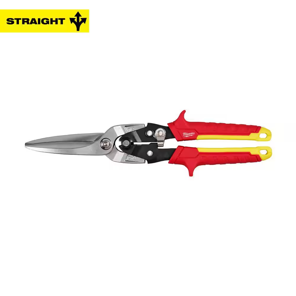 11.5 In. Long Straight-Cut Aviation Snips