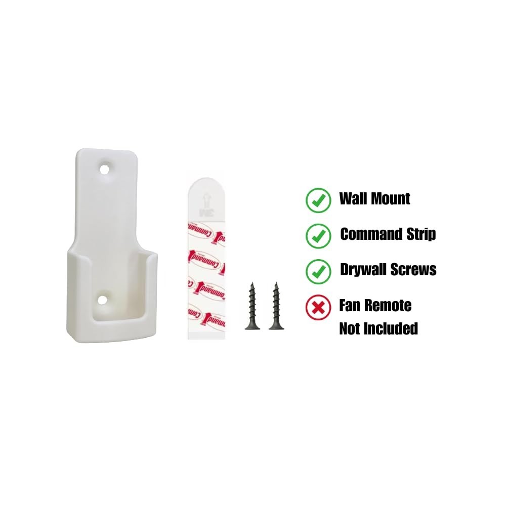 Ceiling Fan Remote Holder Wall Mount Bracket for Hampton Bay Ceiling Fan Remote