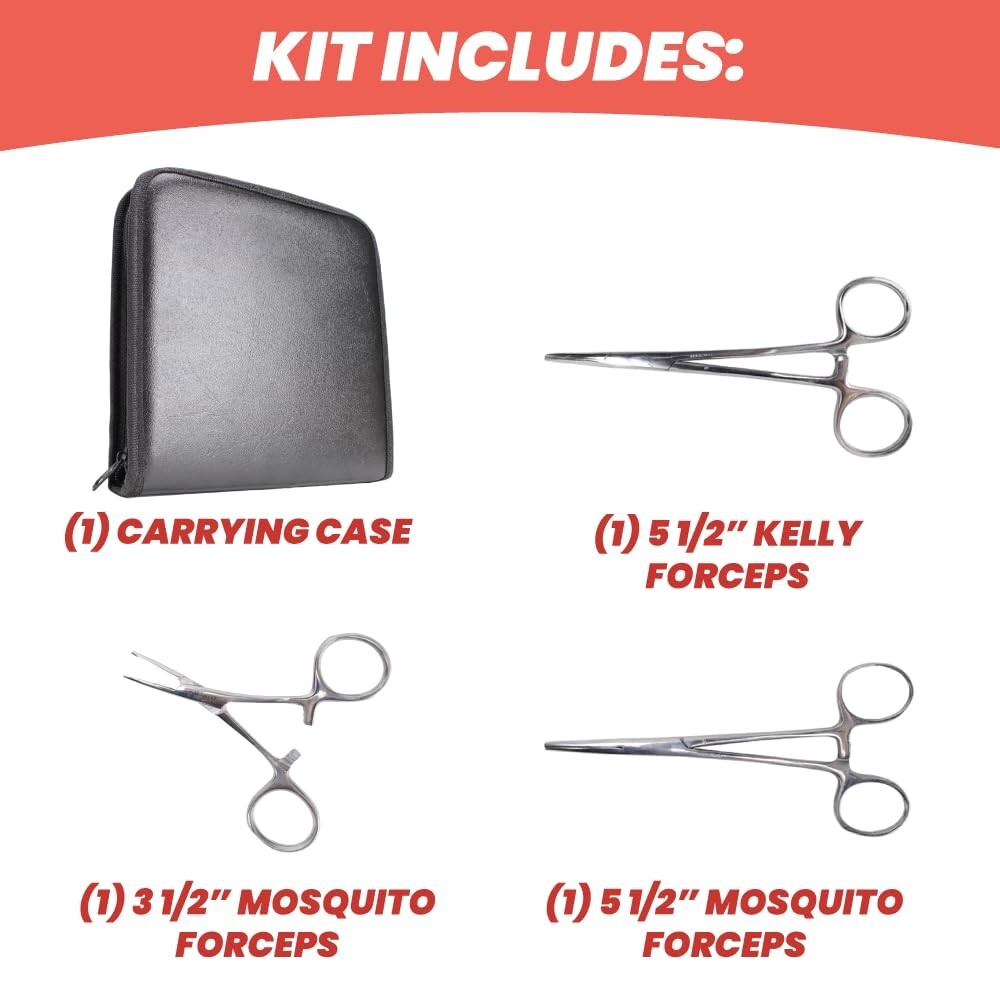 Dissecting Kit, 10 instruments, w/Case