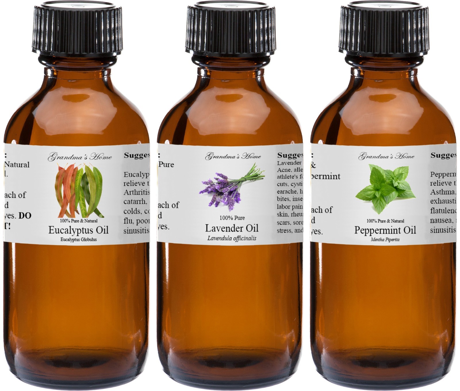 2 oz Essential Oils - 2 fl oz - 100% Pure Therapeutic Grade - Huge Oil Selection