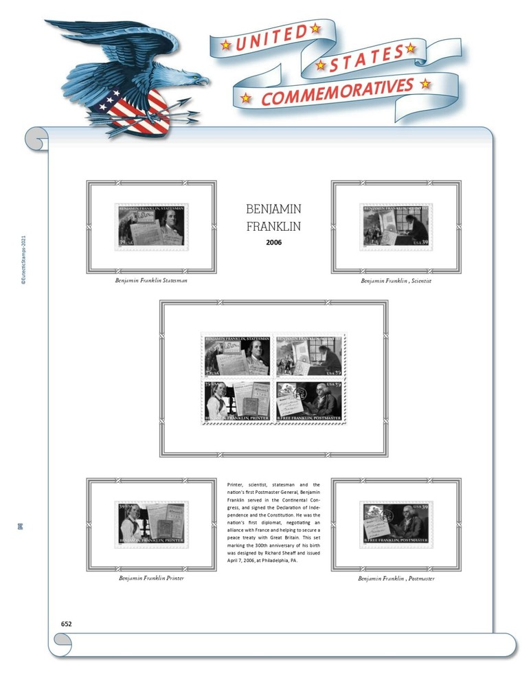 2006 U.S. Commemorative Singles COMPLETE Supplement (White Ace Alternative)