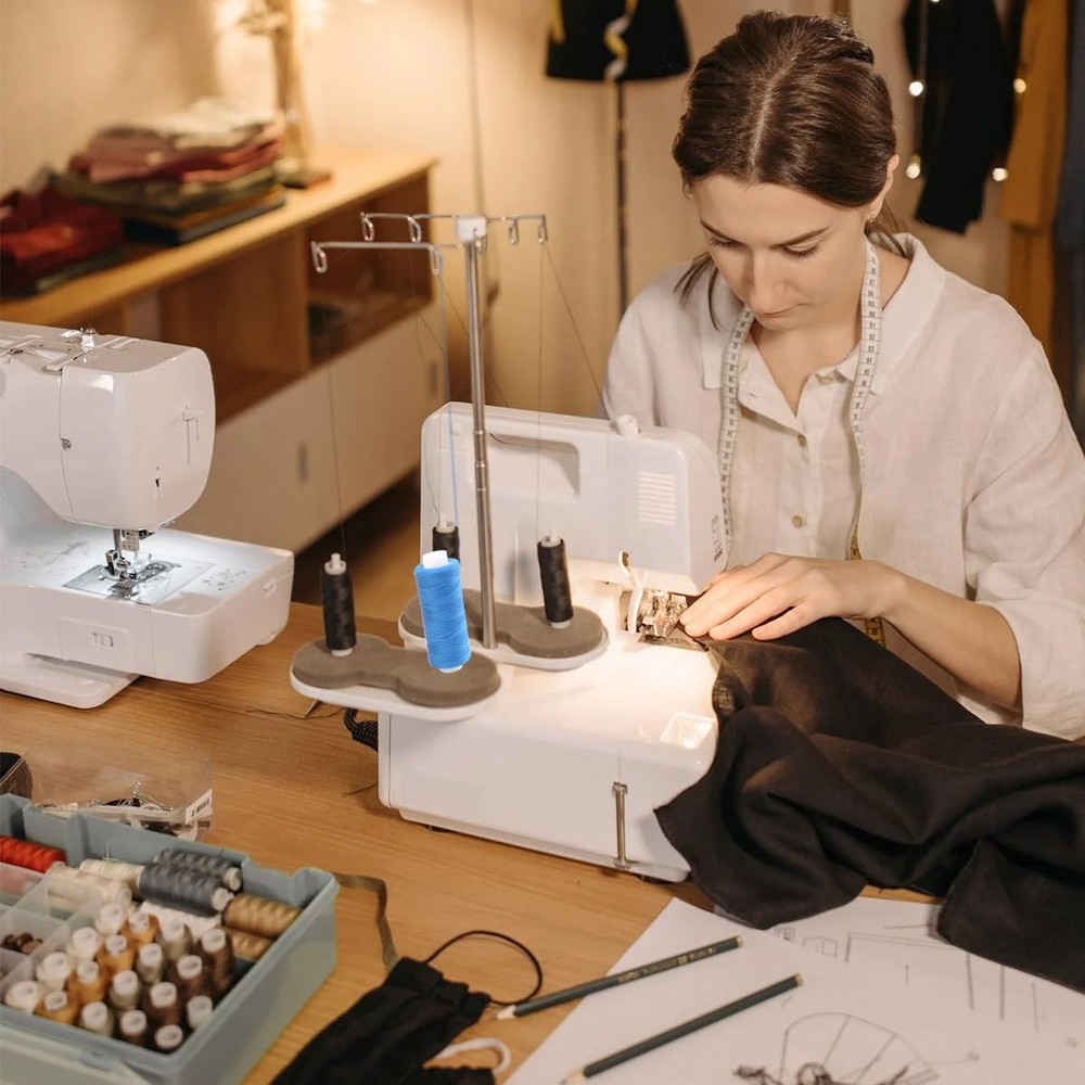 Sewing Thread Kit 30 Colors Polyester 250 Yard Each Spools Embroidery Machine