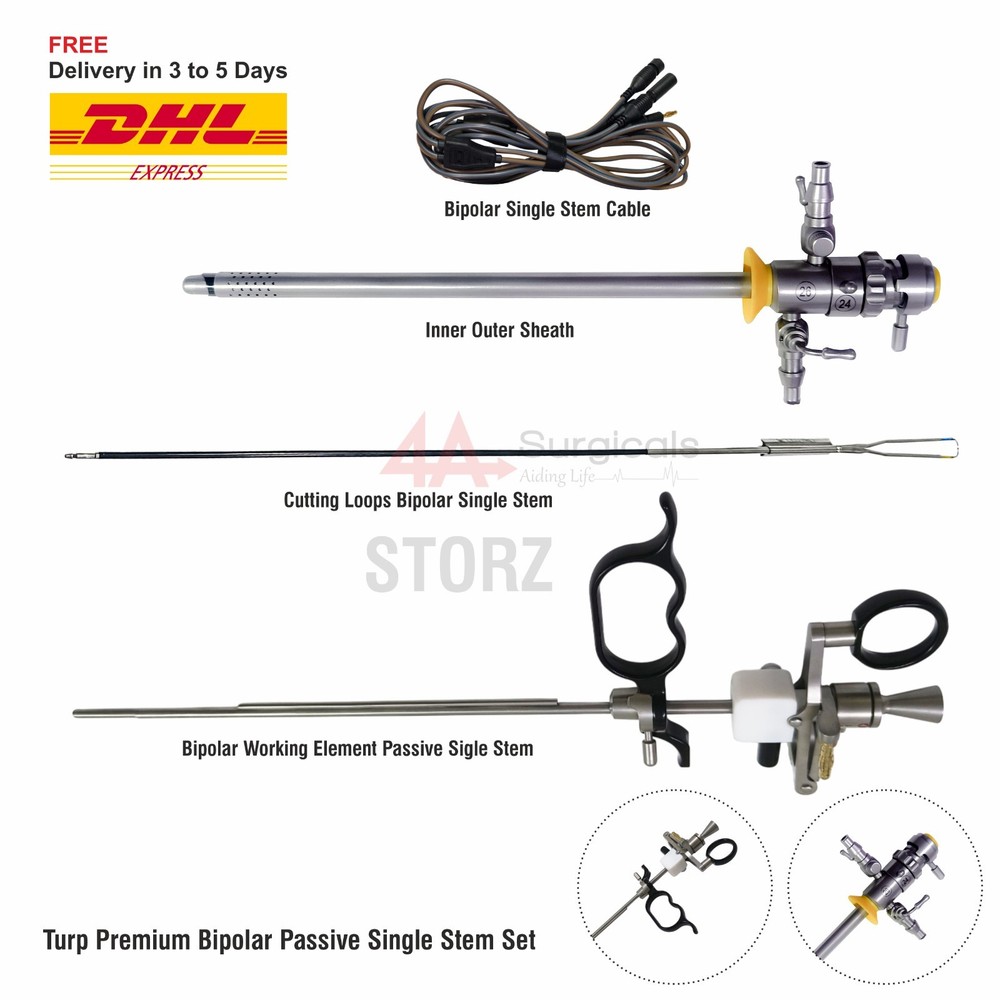 4A TURP Premium Bipolar Passive Single Stem Set