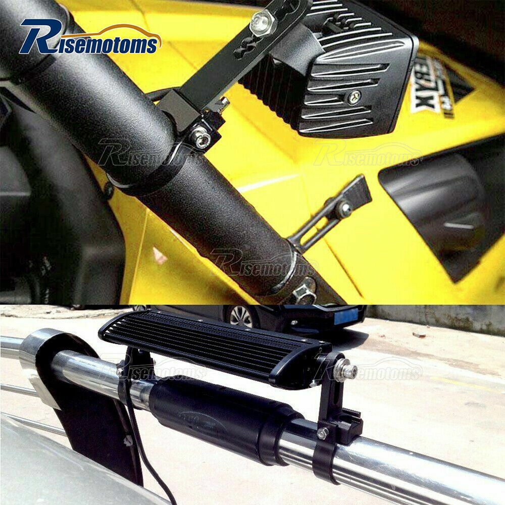 2 inch Roll Cage Bull Bar LED Light Bar Mount Clamps For Honda Talon 1000R 1000X
