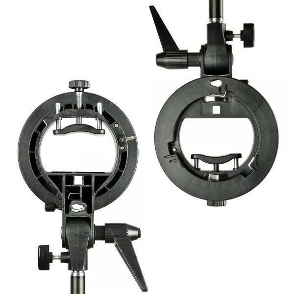 US S-Type Bowens Mount Flash Speedlite Bracket Softbox Holder PK Godox Bracket