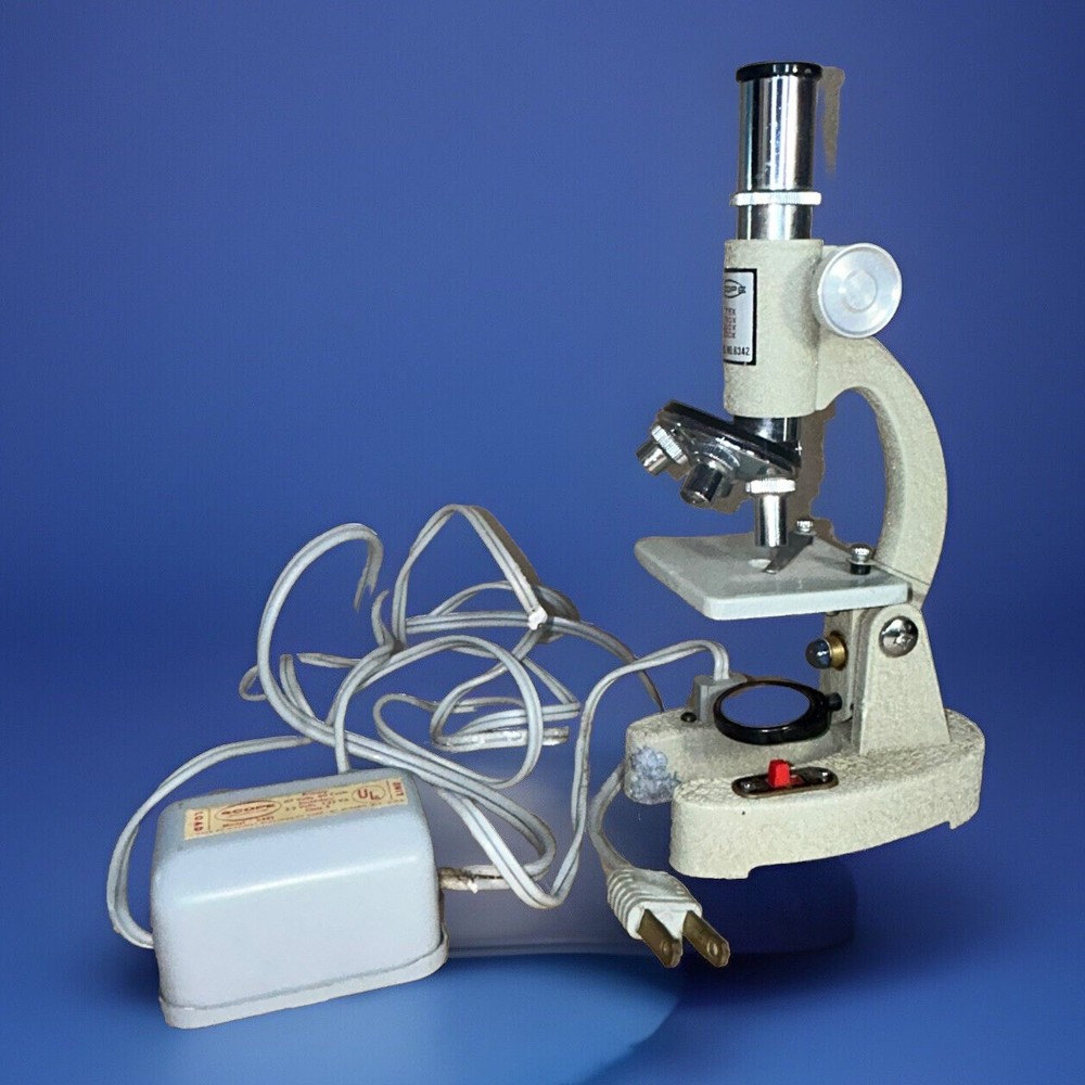 Vintage Scope Instrument Corp. Microscope Model No.5401 with box and manual