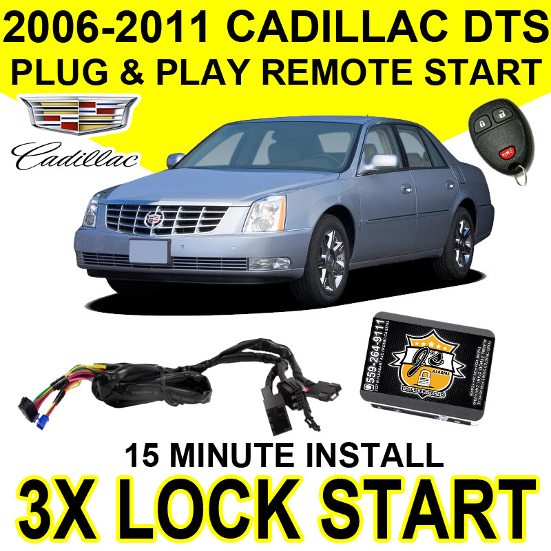 2006-2011 CADILLAC DTS PLUG & PLAY REMOTE STARTER SIMPLE DIY PLUG IN INSTALL
