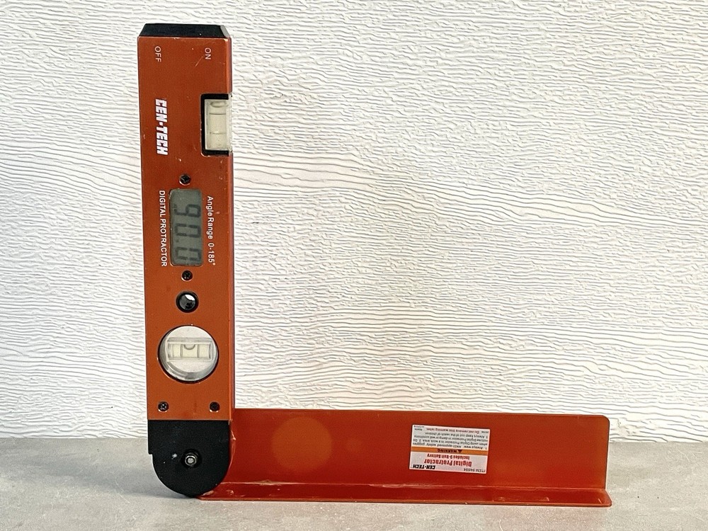 Working and Tested Cen-tech Digital Protractor Digital Angle Finder