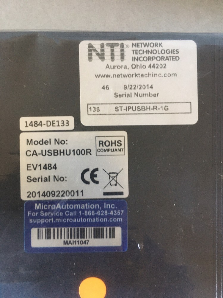 NTI ETHERNET MULTI-MEDIA KVM EXTENDER SEPARATE TRANSMITTER & RECEIVER