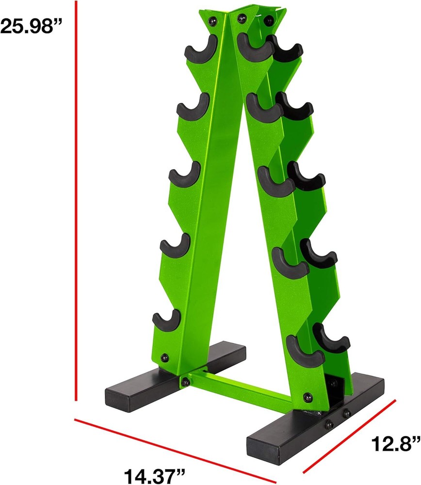 A-Frame Dumbbell Weight Rack | Color Series