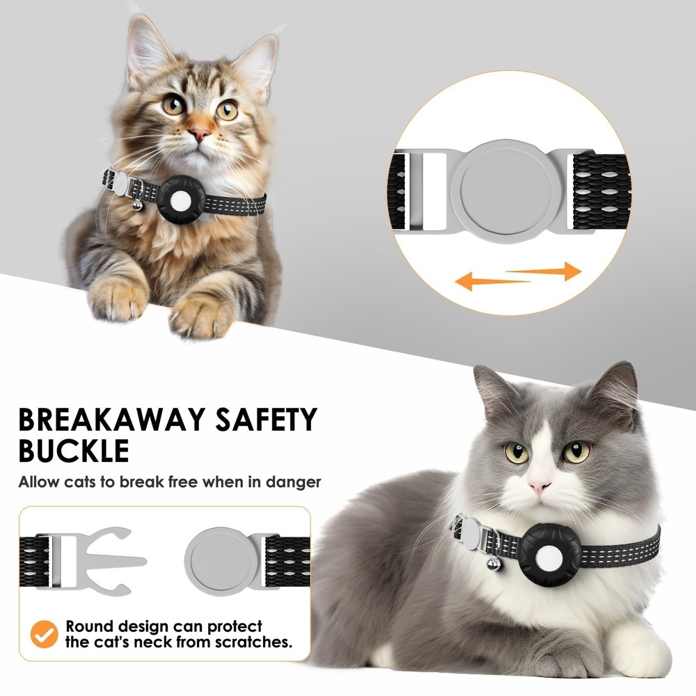 Cat Tracker, Lightweight GPS Tracker Compatible with Apple Find My App(Only i...