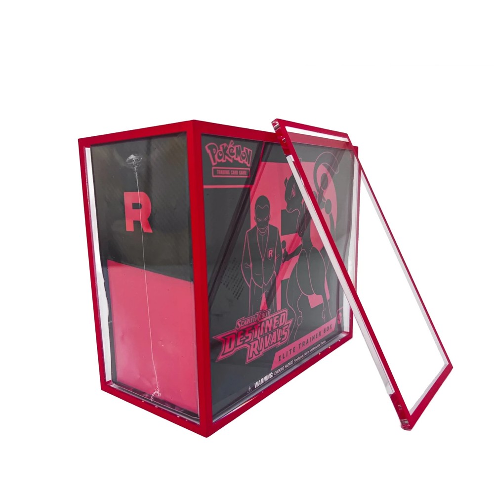 Premium Colored Acrylic Pokemon Elite Trainer Box “ETB” Case (5+ VARIATIONS) 🔥