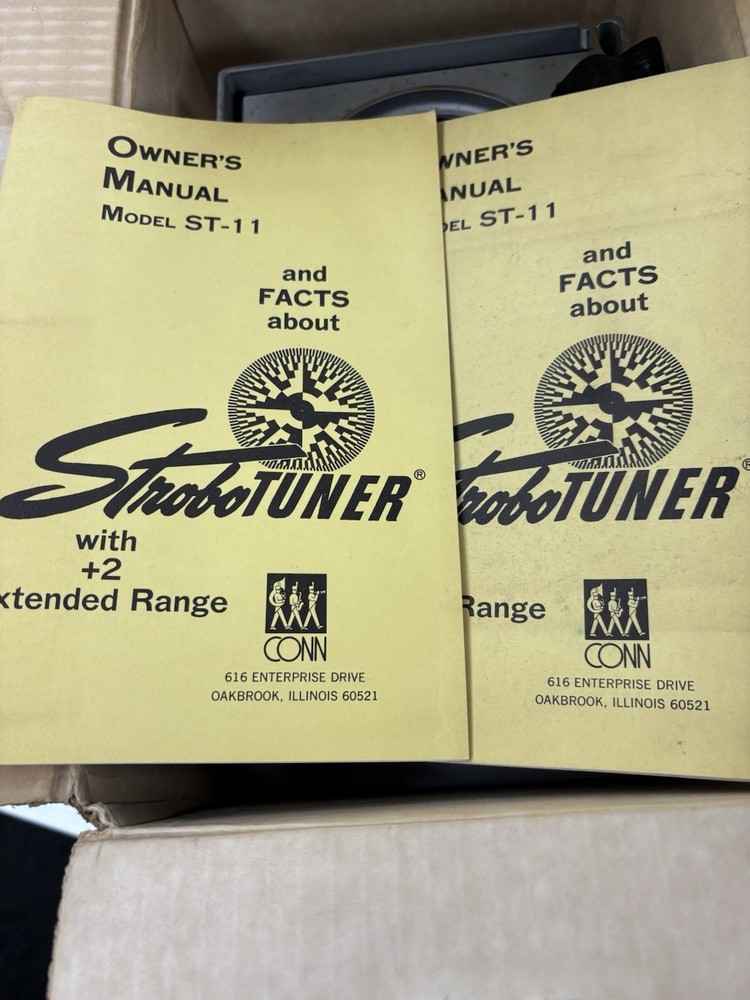 Conn Strobotuner ST11 With Microphone & Original Box Tested