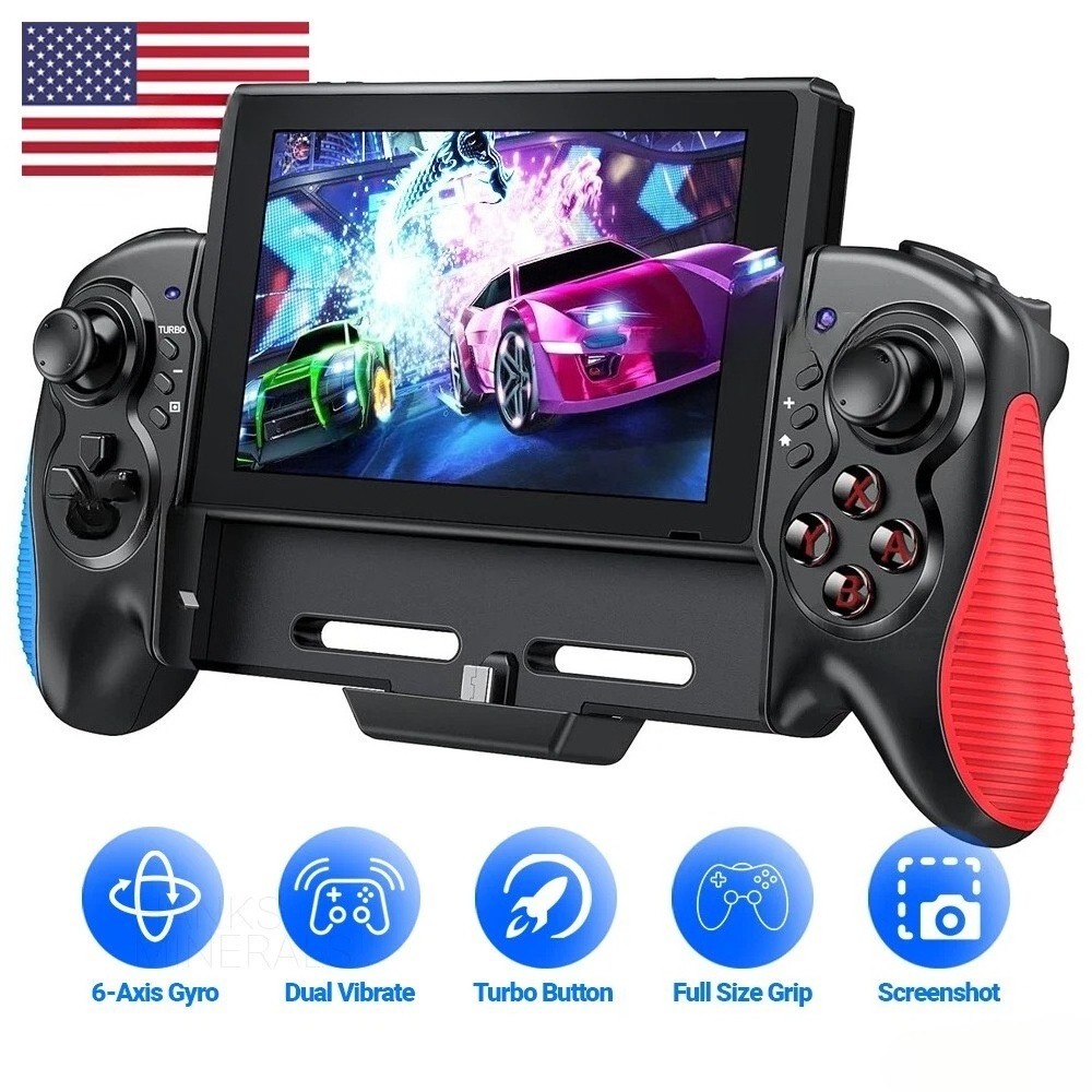 Dual Vibration Handheld Controller Grip Gamepad For Nintendo Switch Joy-Con Game