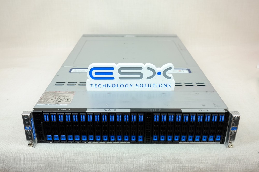 Netapp H410S 2U 24x 2.5” Chassis – 4x CTO Node Serverx 2x PSU