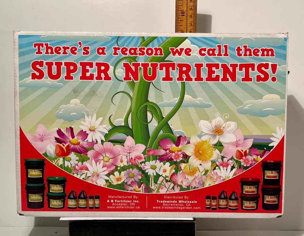 "SUPER NUTRIENTS" SAMPLER PACK (4) 8 FL oz Nutrients & Additives Hydroponic GS