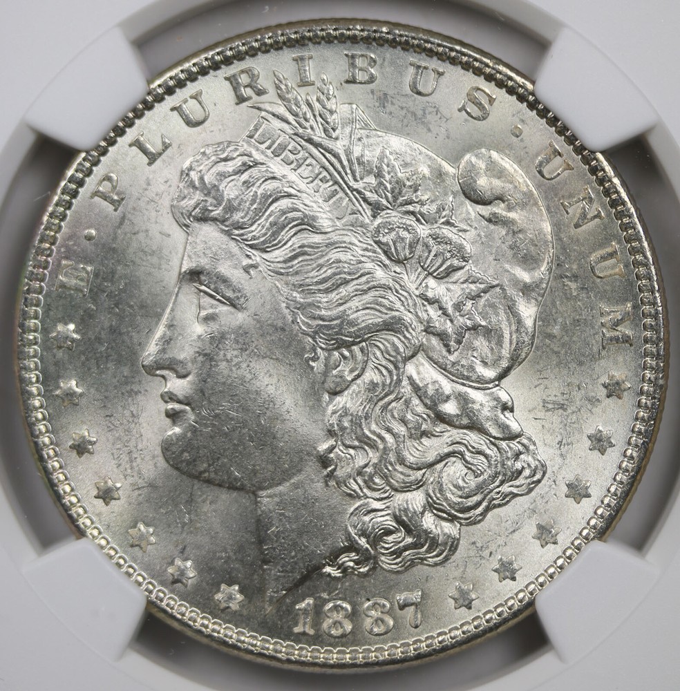 1887 Morgan Dollar $1 MS 63 NGC