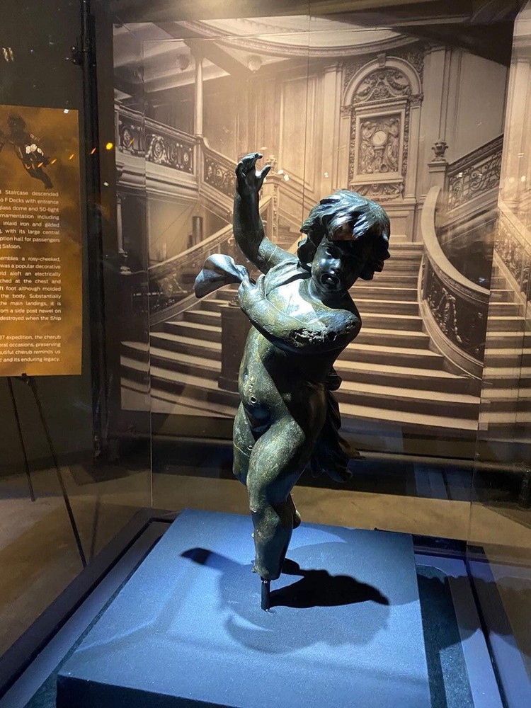 RMS Titanic 1:1 Scale C-deck Cherub Replica