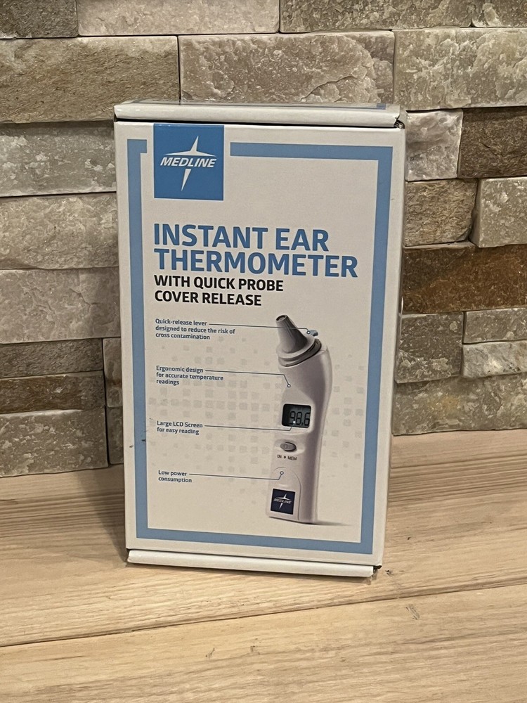 Medline Ear Thermometer with Quick Probe Cover Release (REF MDS9700)