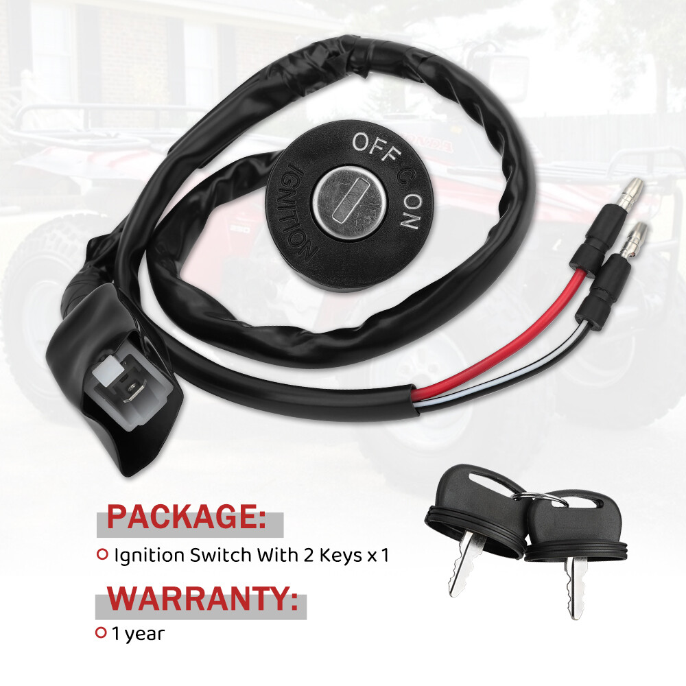 Ignition Key Switch for Honda FourTrax 250 TRX250 1985 1986 1987 35100-HA8-682