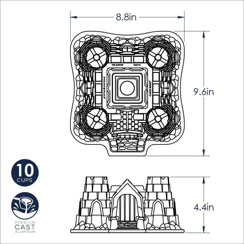 Nordic Ware Castle Bundt® Pan