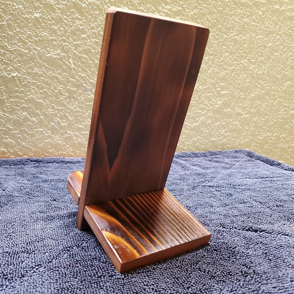 Custom Handmade 🧩 Solid Wood 🪵 Comic Book Display - Phone Holder - CGC Book🔥