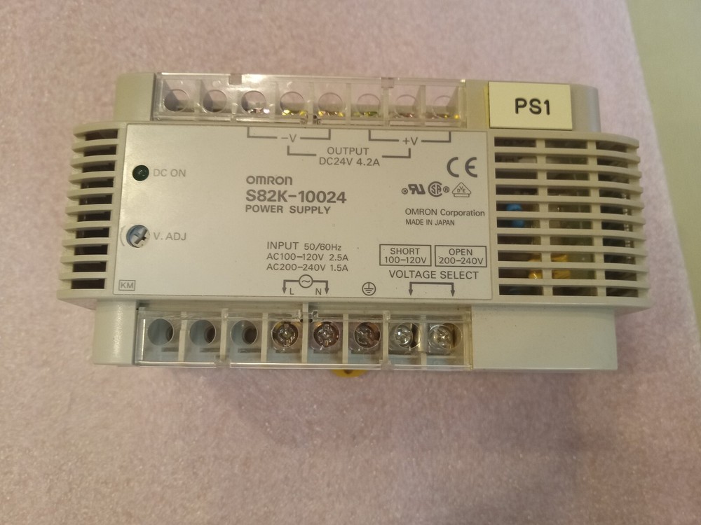 OMRON POWER SUPPLY DC24V 4.2A RELAY SWITCH S82K-10024