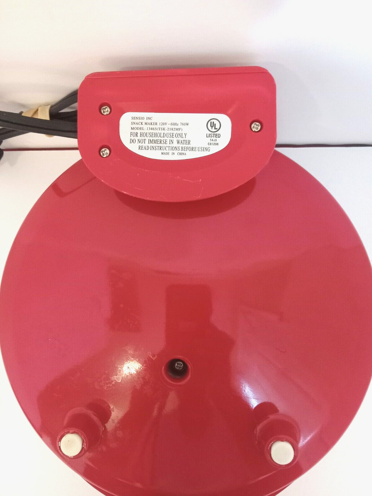 Bella Cucina Mini Cupcake Maker 13465TSK2182MF Red 760 Watts Non Stick Tested