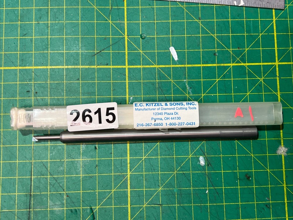 KITZEL PCD SOLID  CARBIDE BORING BAR 3/8''SHANK  7'' OAL