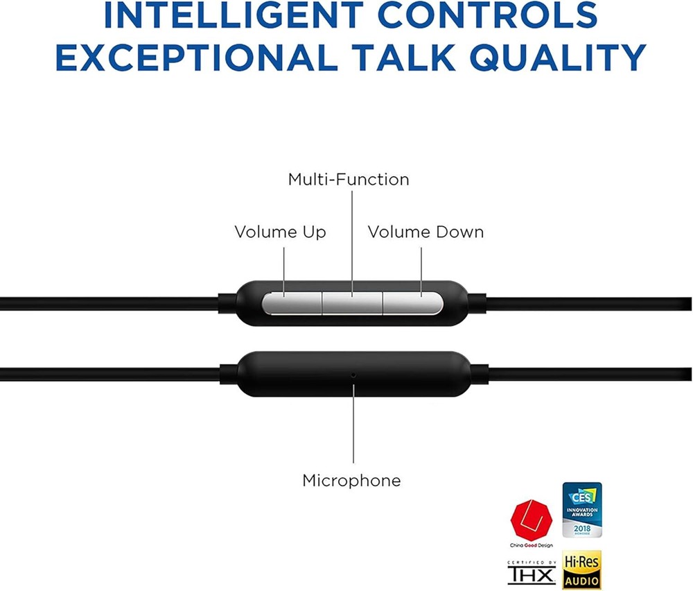 1More Triple Driver LTNG Earphones Lightning - Silver