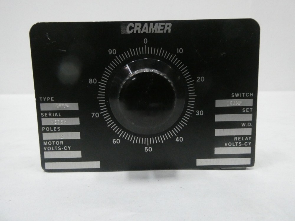 Cramer 540 Multiprogram Timer Switch 15a