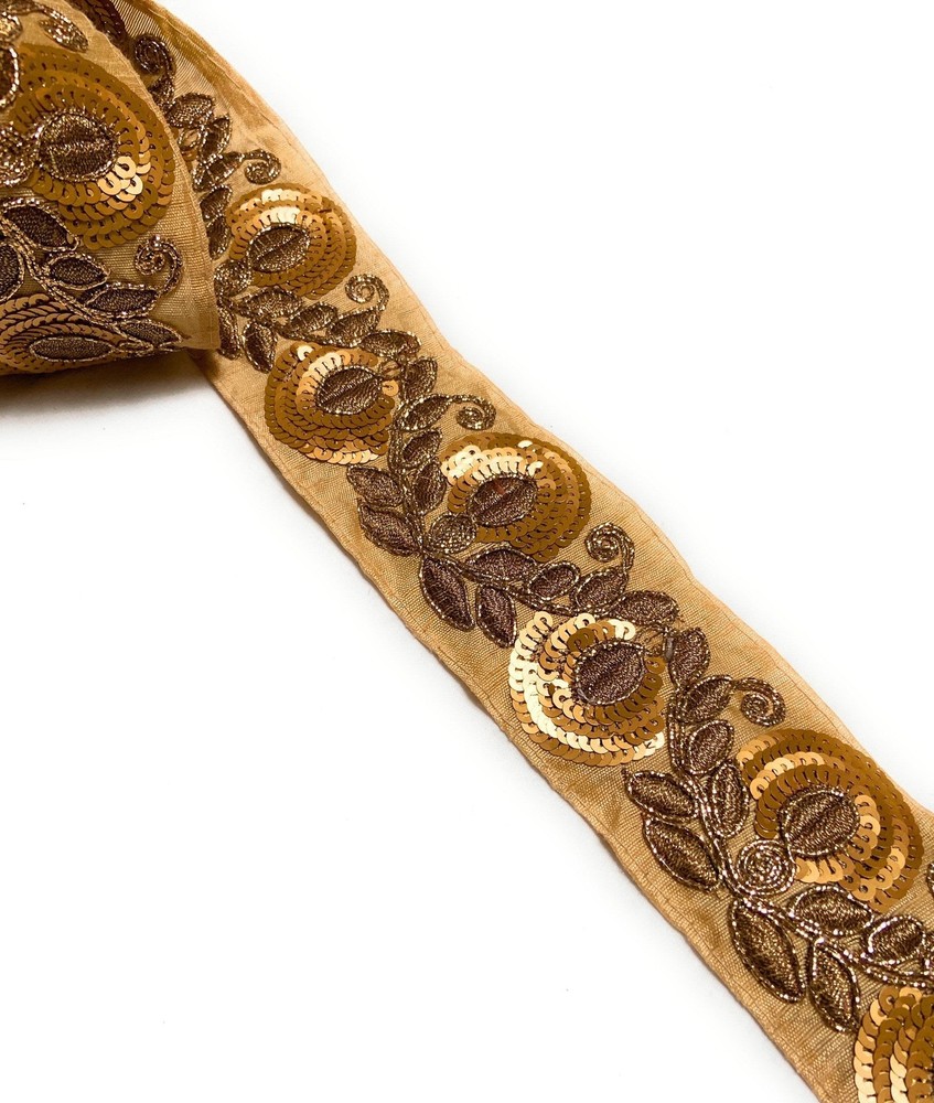 Sequin Gold Trim